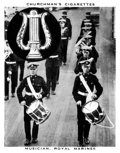 Musician, Royal Marines, 1937 by WA and AC Churchman