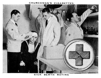 Sick Berth Rating, 1937 by WA and AC Churchman