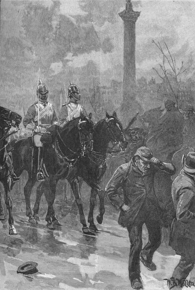 Bloody Sunday, London, 1887 by WB Waller