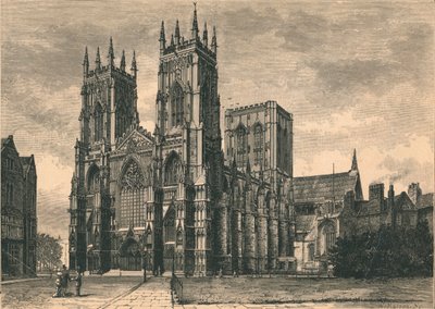 View of York Minster by WI Mosses