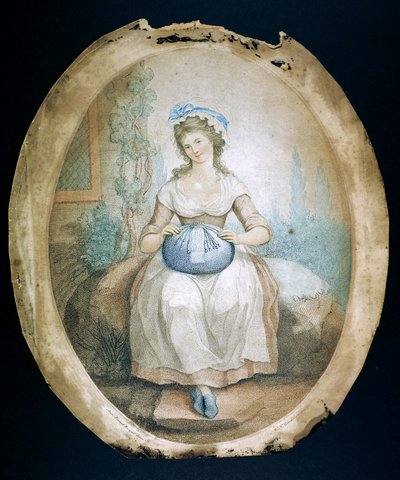Pillow lace maker, late 18th-early 19th century by WN Gardner