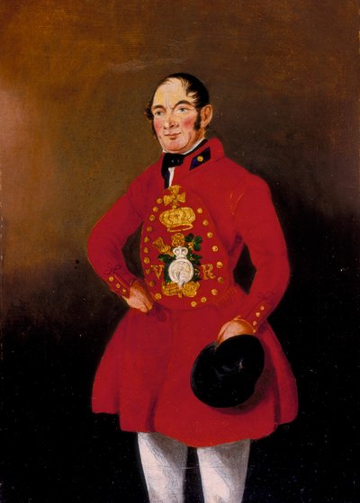 Portrait of a Royal Bargeman by WR Noble