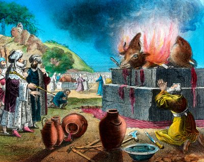 Burnt offering, 20th century by W. C. Hughes