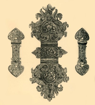 Silver Book Clasps, 1881 by W. E. Mackaness