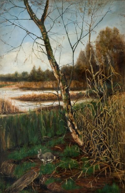Autumn at Olton Mill by W. H. Middleton