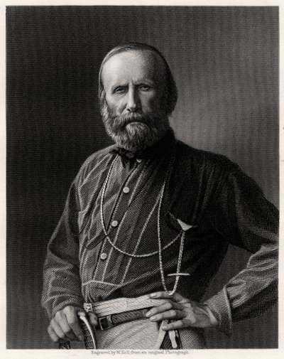 Guiseppe Garibaldi, Italian patriot, 19th century by W. Holl