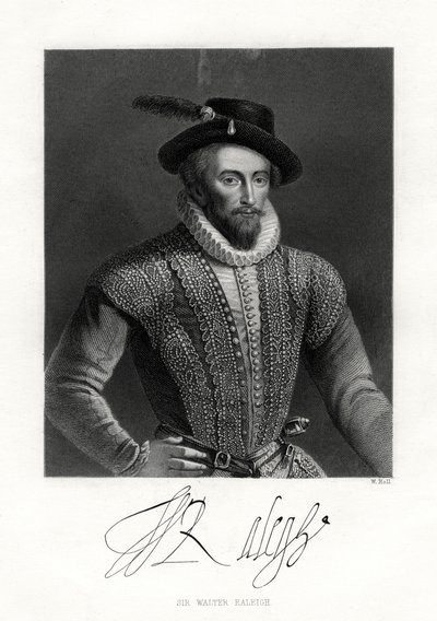 Sir Walter Raleigh by W. Holl