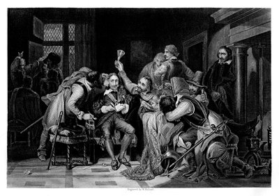 Charles I in the Guard Room by W. Hulland