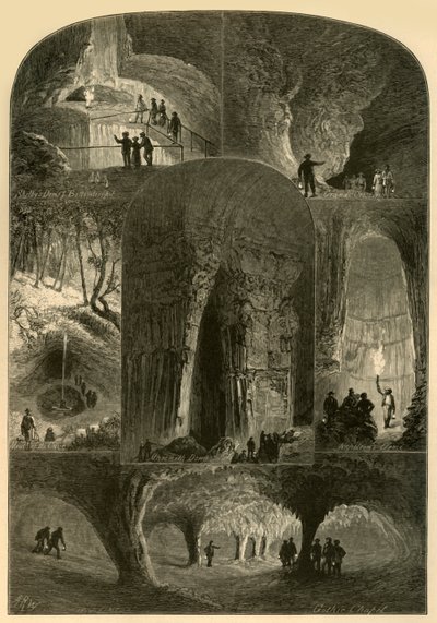 Scenes in Mammoth Cave by W. J. Linton