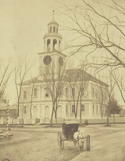 Untitled church exterior by W. N. Hobbs