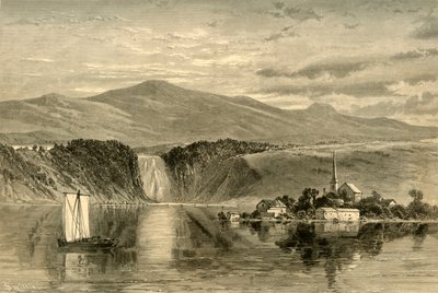 Falls of Montmorency, 1874 by W. Roberts