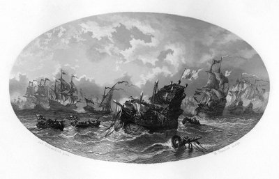 The Invincible Fleet, 1588 c1870 by W. Steelink