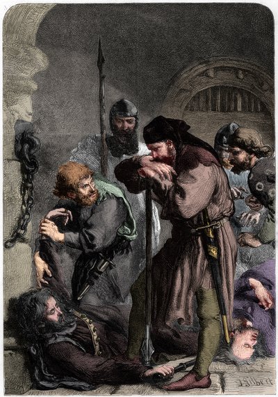 Death of Richard II, 1861 by W Thomas