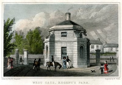 West Gate, Regents Park, London by W. Wallis