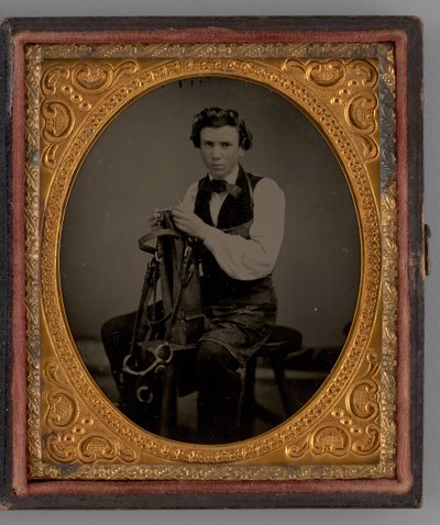 Untitled Edward France, Harness Maker by Wade P. Canal
