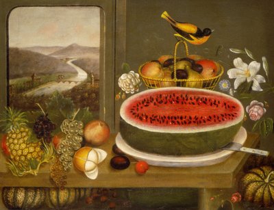 Fruit and Baltimore Oriole by Wagguno