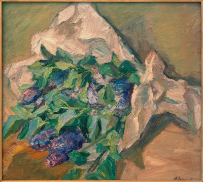 Still Life with Lilacs by Waldemar Rosler