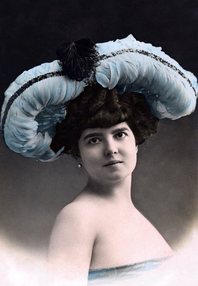 Paule Delys, theatre actress by Walery