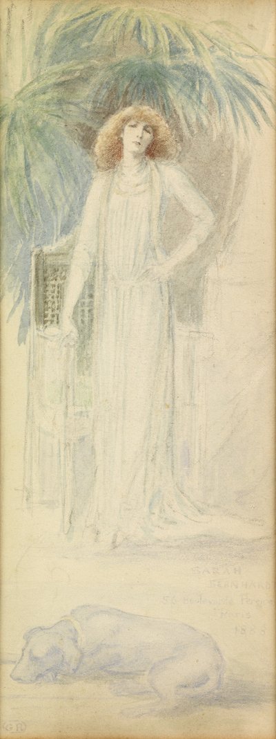 Sarah Bernhardt by Walford Graham Robertson