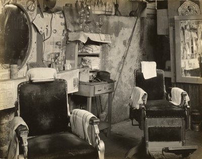 Negro Barbershop Interior, Atlanta by Walker Evans