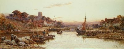 Wootton from the River by Walker Stuart Lloyd