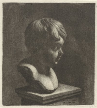 Bust of a Child, Facing Right by Wallerant Vaillant