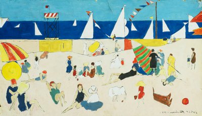 At the Beach by Walt Kuhn