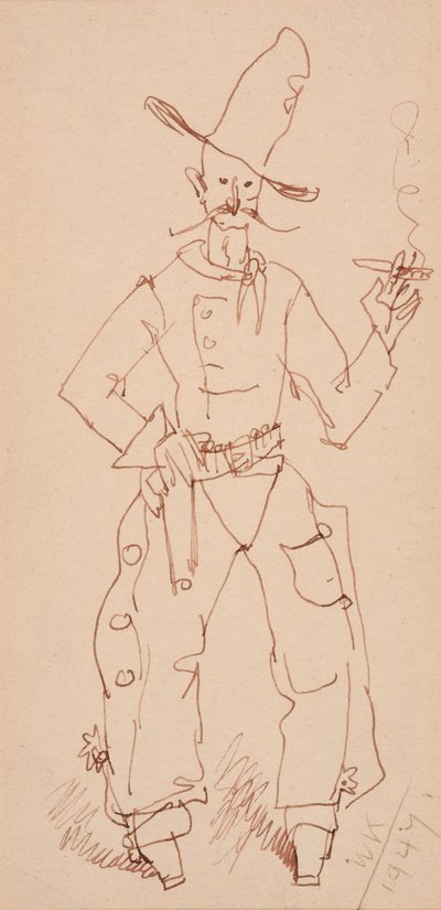 Cowboy Smoking by Walt Kuhn