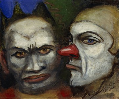 Two Clowns by Walt Kuhn