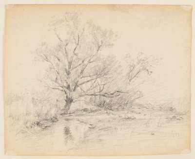 Sketch of Landscape by Walter Clark