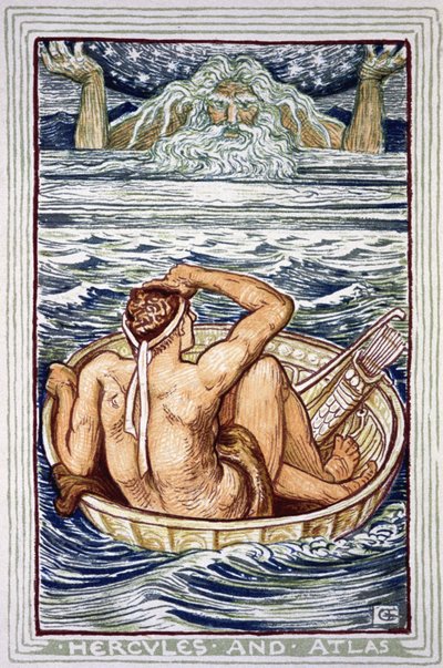 Heracles and Atlas by Walter Crane
