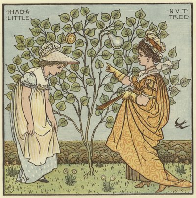 I Had a Little Nut Tree by Walter Crane