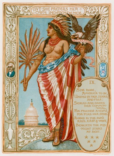 She Prefers Her Independence by Walter Crane