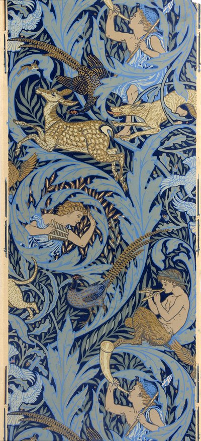 Sidewall. Woodnotes by Walter Crane