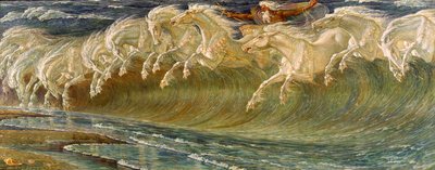 The Horses of Neptune, 1892 by Walter Crane