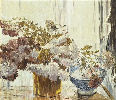 Chrysanthemums by Walter Elmer Schofield