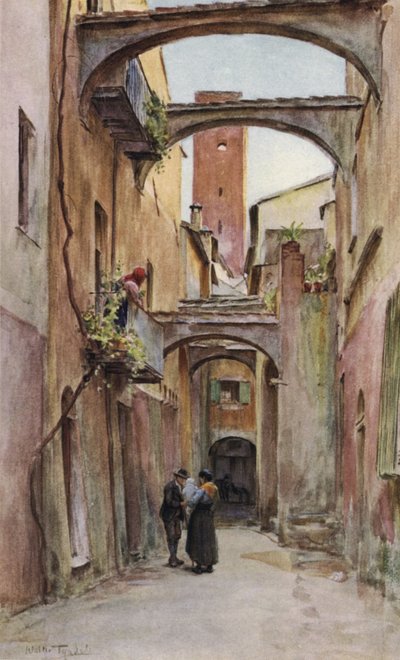 Via Deglio Speddale, Noli, Italy by Walter Frederick Roofe Tyndale