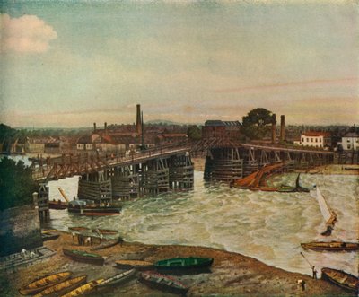Old Battersea Bridge by Walter Greaves