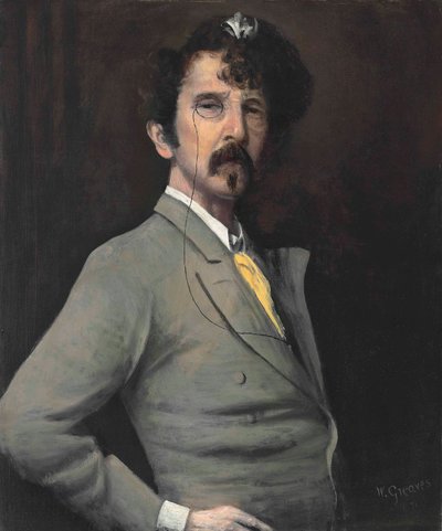 Portrait of James McNeill Whistler by Walter Greaves
