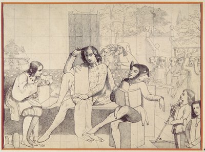 Twelfth Night by Walter Howell Deverell