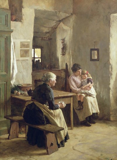 Mother Love by Walter Langley