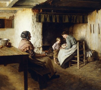 The New Arrival by Walter Langley