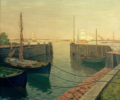 The Old Pilot Boats by Walter Leistikow