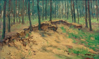 Forest Piece with Sand Pit by Walter Leistikow