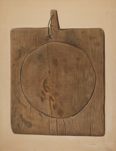 Cheese Draining Board by Walter Praefke