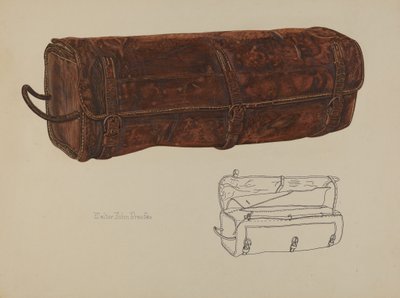 Leather Mail Bag by Walter Praefke