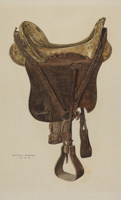 McLellan Saddle by Walter Praefke