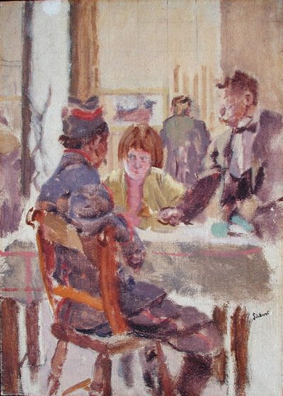 Belgian Soldier by Walter Richard Sickert