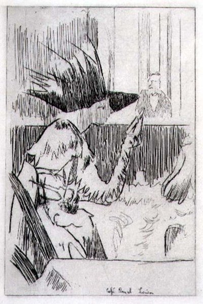 Cafe Royal in London by Walter Richard Sickert