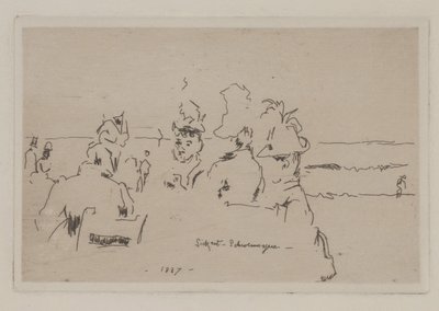 Scheveningen, Kaffeeklatsch (Gossips) by Walter Richard Sickert